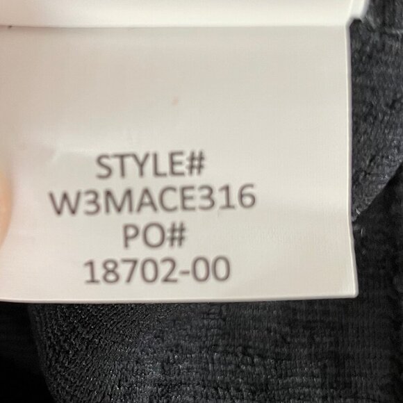 Prana Macee Raglan Slv Scoop Nk Textured Jacquard Knit Shift Dress Black XS NWT - Picture 15 of 16